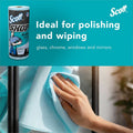 Kimberly-Clark Scott Glass Cleaning Shop Towels, Blue, 1 Carton, KCC32896