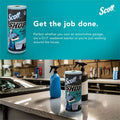 Kimberly-Clark Scott Glass Cleaning Shop Towels, Blue, 1 Carton, KCC32896
