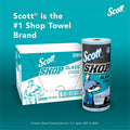 Kimberly-Clark Scott Glass Cleaning Shop Towels, Blue, 1 Carton, KCC32896