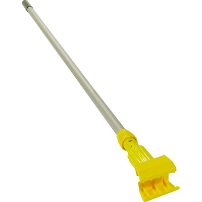 Rubbermaid Commercial Gripper 60" Vinyl/Aluminum Wet Mop Handle, Yellow, RCPH236000000