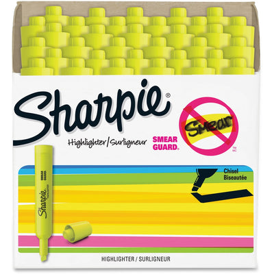 Newell Sharpie SmearGuard Tank Style Highlighters, 36 / Pack, SAN1920938