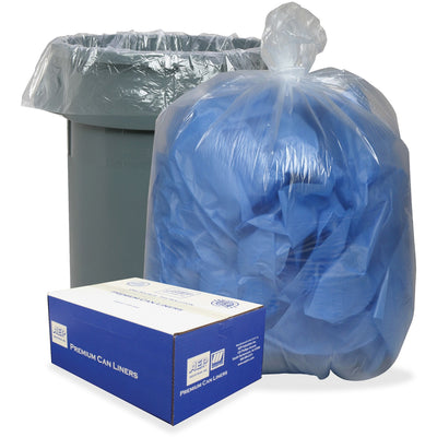 AEP Berry.8 mil Heavy-duty Low-density Liners, Translucent, 100 / Carton — view 1