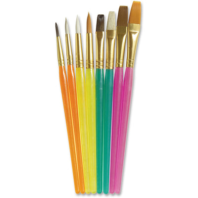 Dixon Ticonderoga Creativity Street Assorted Paint Brush Set, Translucent, 1 Set, PAC5133