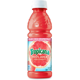 PepsiCo Tropicana Bottled Ruby Red Grapefruit Juice, 24 / Carton, QKR75716