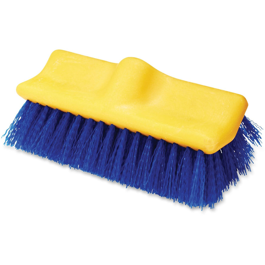 Rubbermaid Commercial Plastic Block Floor Scrub, Yellow, Palmyra, Scratch Resistant, RCP633700BE