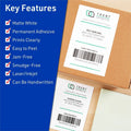 Avery Address Label, White, 250 / Box, AVE95930