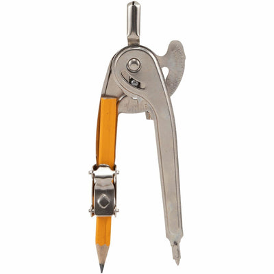 Charles Leonard Ball Bearing Safety Compass, Silver, 1 Dozen, LEO77365