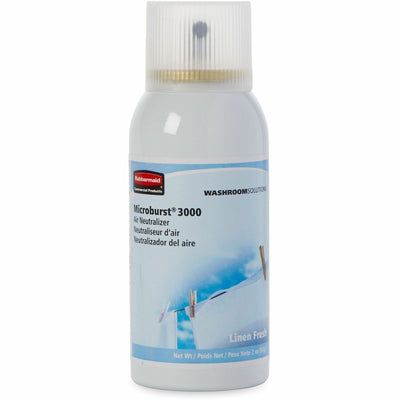 Rubbermaid Commercial 3000 Dispenser Refill Linen Fresh Air Spray, 12 / Carton, RCP4012551