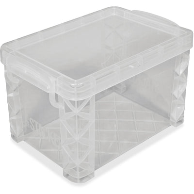 Advantus Super Stacker Index Cards Box, Clear, AVT40305