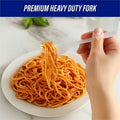Genuine Joe Heavyweight White Plastic Forks, 40 / Carton, GJO0010430CT