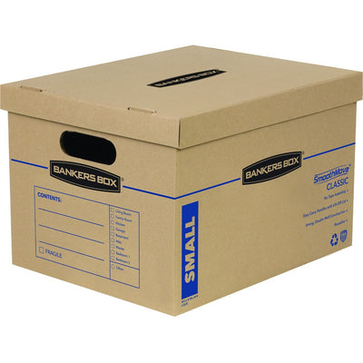 Fellowes Bankers Box SmoothMove Classic Moving Boxes, Small 15pk, Kraft, 15 Pack, FEL7714209