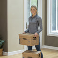 Fellowes Bankers Box SmoothMove Classic Moving Boxes, Small 15pk, Kraft, 15 Pack, FEL7714209