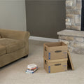 Fellowes Bankers Box SmoothMove Classic Moving Boxes, Small 15pk, Kraft, 15 Pack, FEL7714209