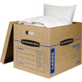 Fellowes Bankers Box SmoothMove Moving Boxes, Kraft, 5 / Carton, FEL7718201