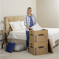 Fellowes Bankers Box SmoothMove Moving Boxes, Kraft, 5 / Carton, FEL7718201