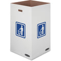 Fellowes Bankers Box Waste & Recycling Bins, Blue, 10 / Carton, FEL7320101
