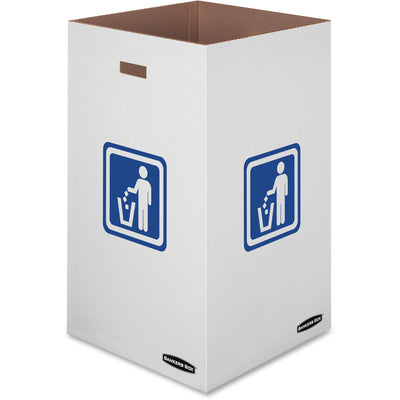 Fellowes Bankers Box Waste & Recycling Bins, Blue, 10 / Carton, FEL7320101