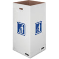 Fellowes Bankers Box Waste & Recycling Bins, Green, 10 / Carton, FEL7320201