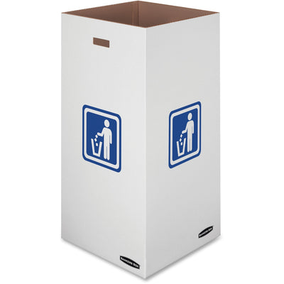 Fellowes Bankers Box Waste & Recycling Bins, Green, 10 / Carton, FEL7320201