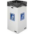 Fellowes Bankers Box Waste & Recycling Bins, Green, 10 / Carton, FEL7320201