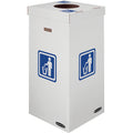 Fellowes Bankers Box Waste & Recycling Bins, Green, 10 / Carton, FEL7320201