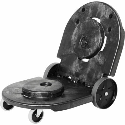 Rubbermaid Commercial Brute Tandem Dolly for 2620, 2632, 2643, 2655, 3526, 3536 Containers, Black, RCP264600BK