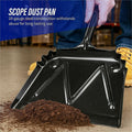 Genuine Joe Heavy-Duty Metal Dustpan, Black, GJO85151