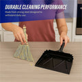 Genuine Joe Heavy-Duty Metal Dustpan, Black, GJO85151
