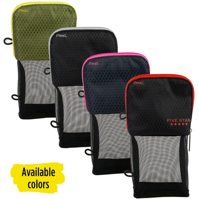 ACCO Five Star Stand 'N Store Carrying Case (Pouch) Pencil, Accessories - Assorted, MEA50516