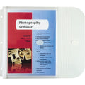 C-Line Letter File Pocket, Clear, 8 1/2" Width x 11" Length, 1 Pack, CLI57537