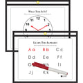 C-Line Horizontal Reusable Dry Erase Pocket, Black, 12 x 9, 1/EA, CLI40711