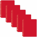 C-Line Letter Pocket Folder, Red, 8 1/2" Width x 11" Length, 25 / Box, CLI32934
