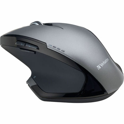 Verbatim America Wireless Desktop 8-Button Deluxe Mouse, Graphite, VER98622