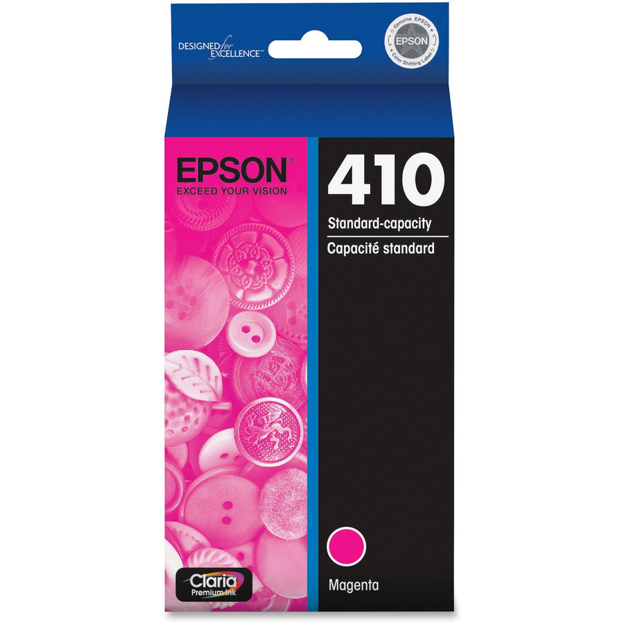 Epson 410, Magenta Ink Cartridge (T410320), Claria, EPST410320-S