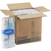 Dixie PerfecTouch 10 oz Hot Coffee Cup and Lid Sets by GP Pro, 1 Carton