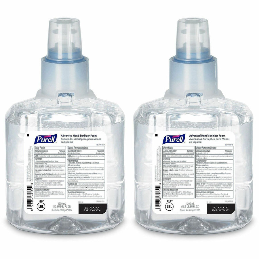 Gojo PURELL Hand Sanitizer Foam Refill, Clear, 2 / Carton — view 1