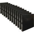 Business Source Round-ring View Binder, Black, 8 1/2" Width x 11" Length, 12 / Carton, BSN09952CT
