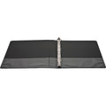 Business Source Round-ring View Binder, Black, 8 1/2" Width x 11" Length, 12 / Carton, BSN09952CT