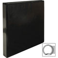 Business Source Round-ring View Binder, Black, 8 1/2" Width x 11" Length, 12 / Carton, BSN09952CT