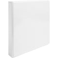 Business Source Round-ring View Binder, White, 8 1/2" Width x 11" Length, 12 / Carton, BSN09953CT