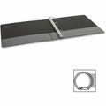 Business Source Basic Round-ring Binder, Black, 8 1/2" Width x 11" Length, 12 / Carton, BSN09976CT