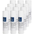 Business Source Glue Stick, White, 12 / Pack, BSN15788PK