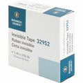 Business Source Invisible Tape Dispenser Refill Roll, Clear, 12 / Box, BSN32952BX