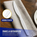 Genuine Joe Heavyweight Disposable Knives, White, 40 / Carton, GJO10431CT