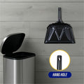 Genuine Joe Heavy-Duty Metal Dustpan, Black, GJO58143