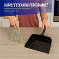 Genuine Joe Heavy-Duty Metal Dustpan, Black, GJO58143