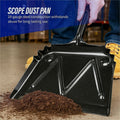Genuine Joe Heavy-Duty Metal Dustpan, Black, GJO58143