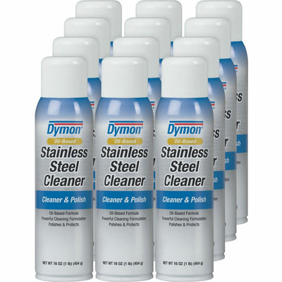ITW Pro Dymon Oil-based Stainless Steel Cleaner, White, 12 / Carton, ITW20920CT