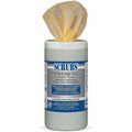 ITW Pro SCRUBS Stainless Steel Cleaner Wipes, Yellow, 6 / Carton, ITW91930CT