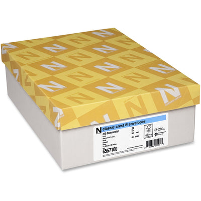 Neenah Paper Classic Crest Commercial Flap Envelopes, Baronial Ivory, 500 / Box, NEE6557100